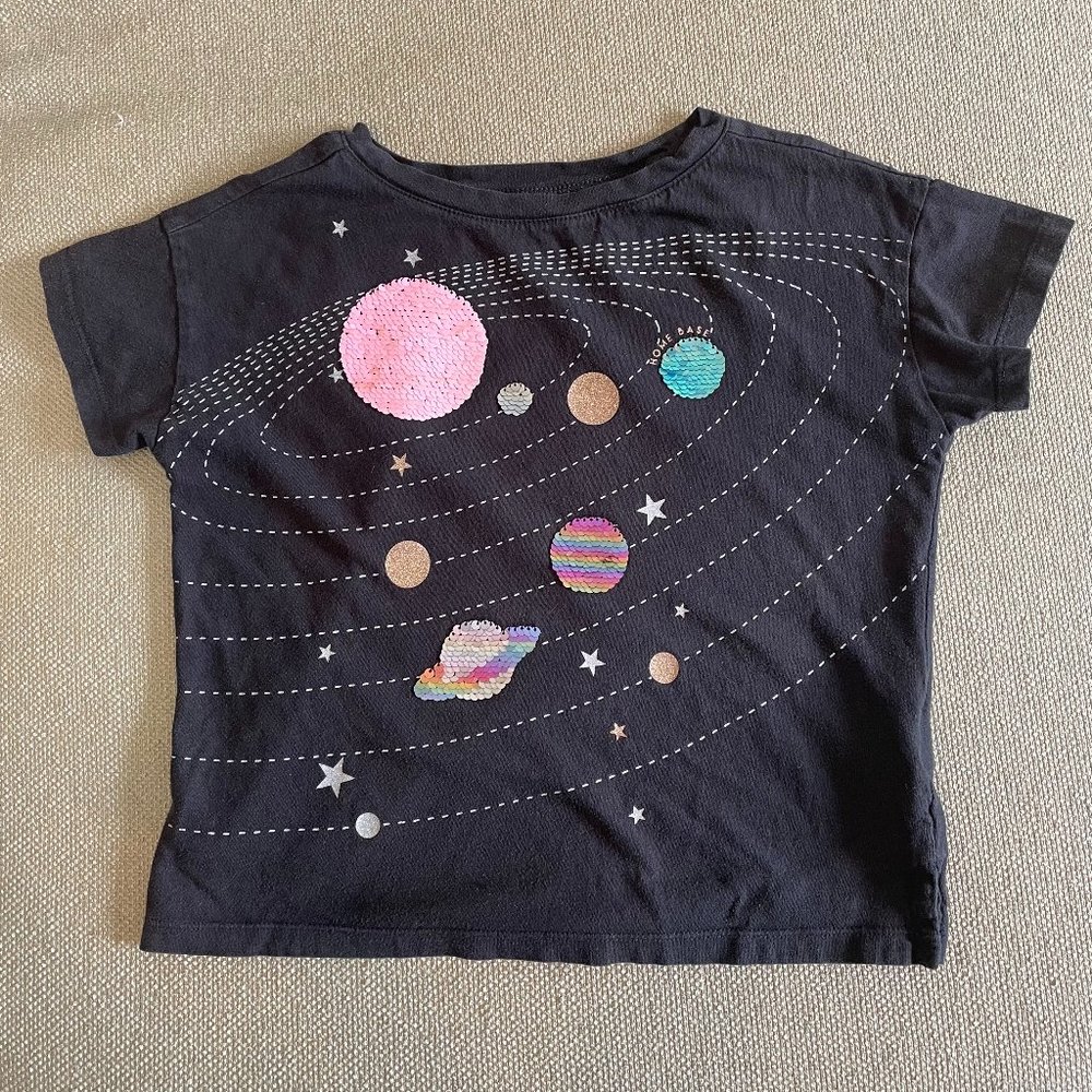 Black Space Flip Shirt